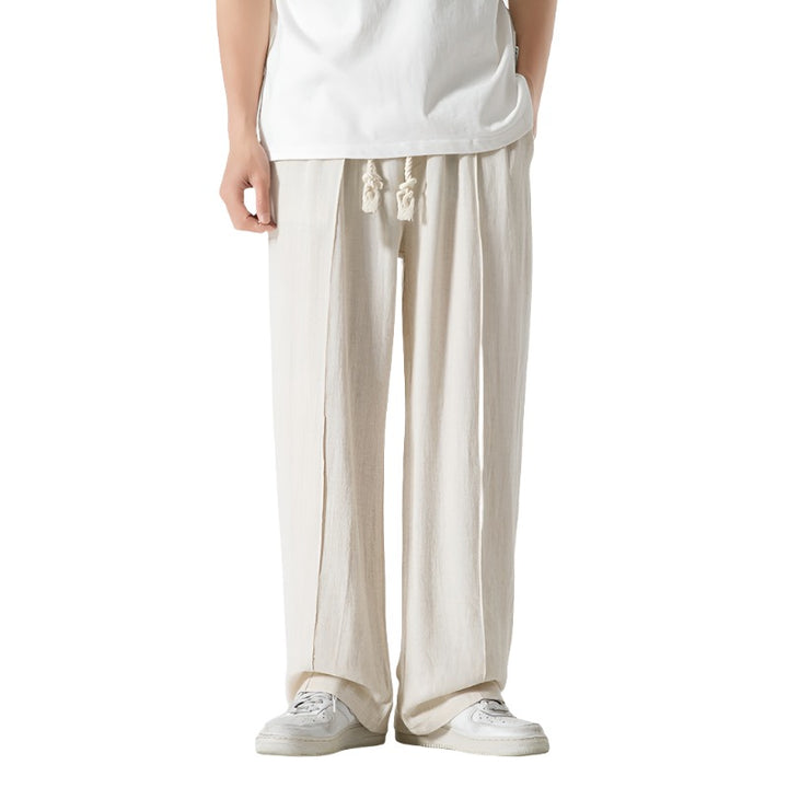 Enzo Relaxed Linen Trousers