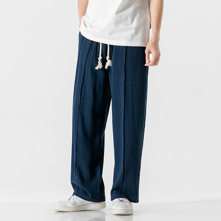 Enzo Relaxed Linen Trousers