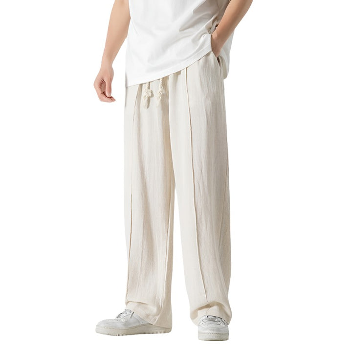 Enzo Relaxed Linen Trousers