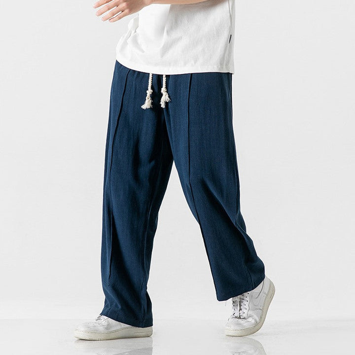 Enzo Relaxed Linen Trousers