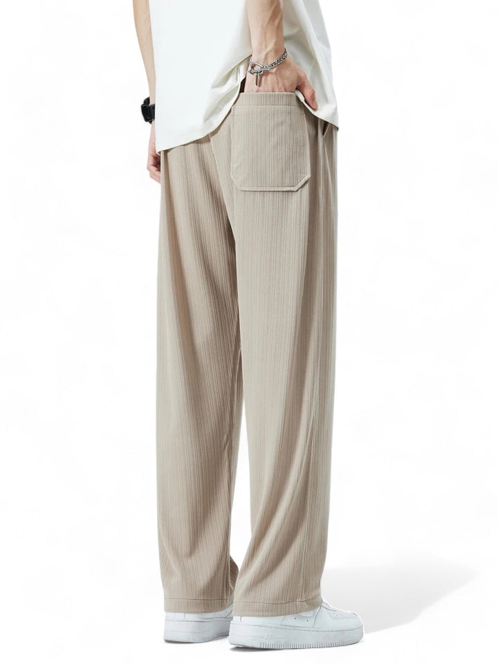 Accordion Pleat Summer Pants