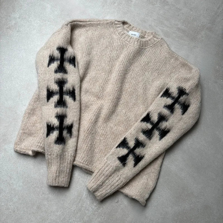 Nordic Crest Wool Sweater