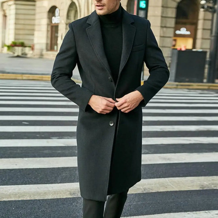 Luciano Couture Wool Overcoat