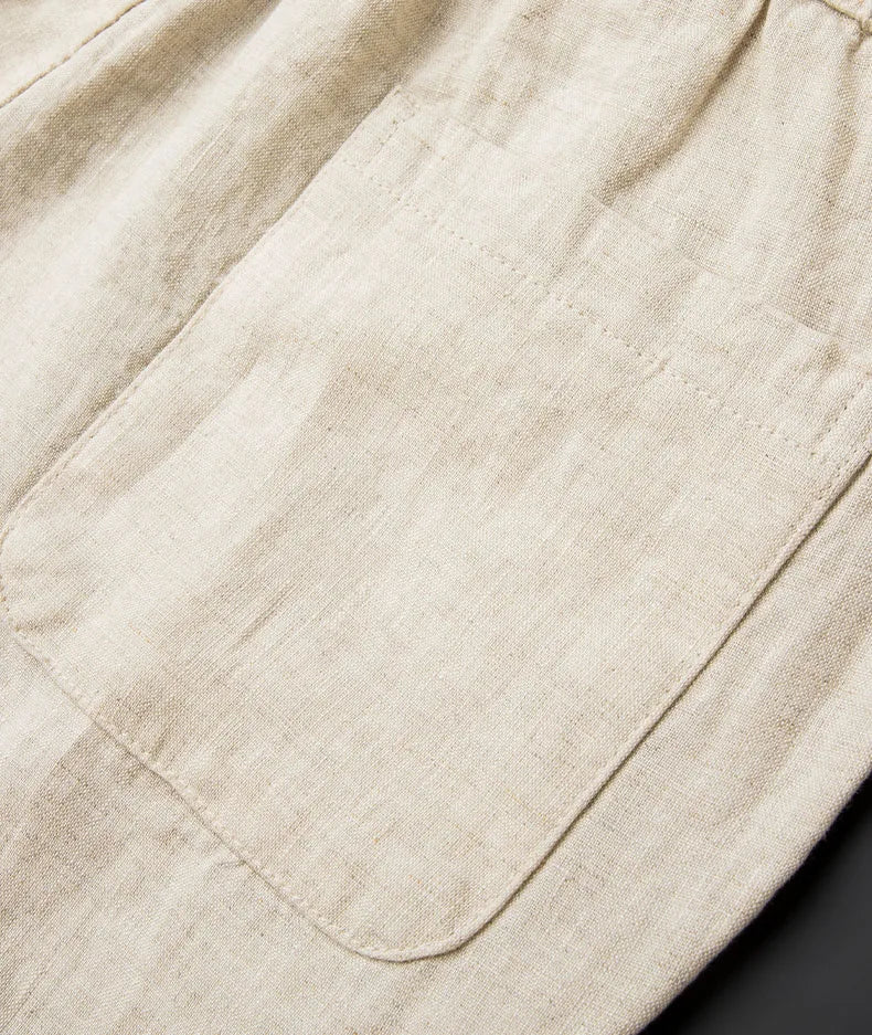 Natural Weave Linen Pants