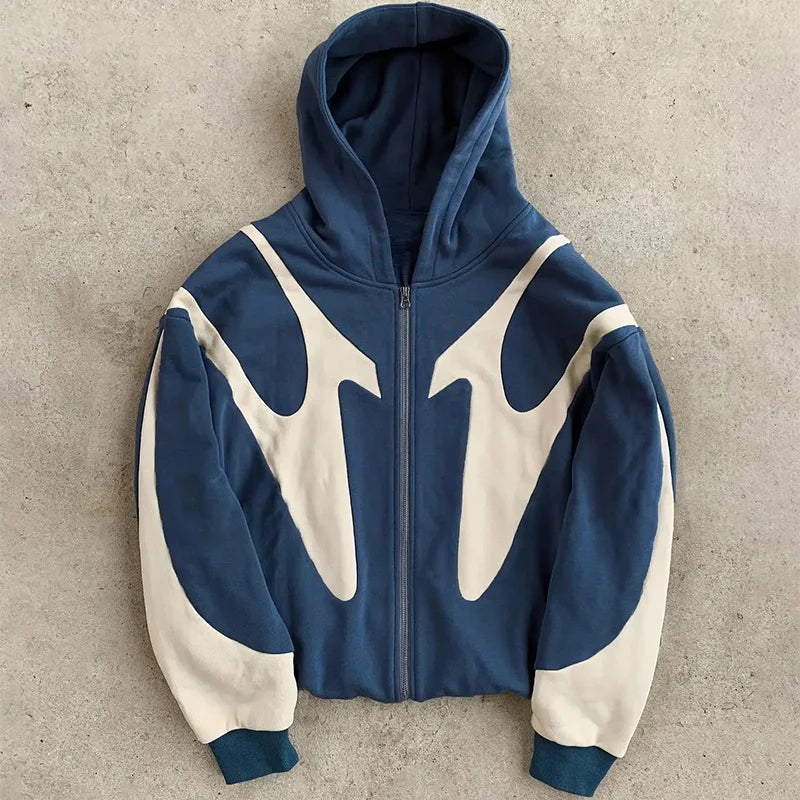 Velocity Wave Zip-Up Hoodie