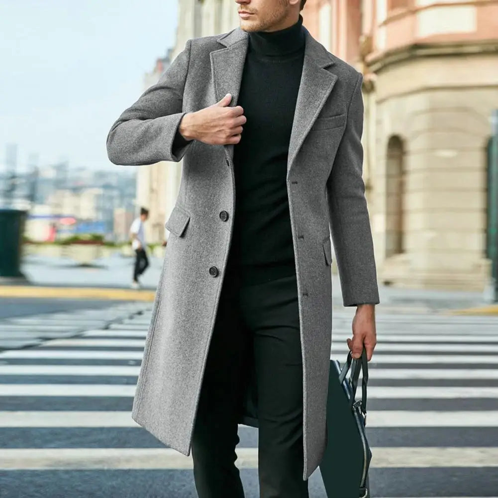 Luciano Couture Wool Overcoat