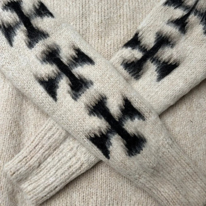 Nordic Crest Wool Sweater