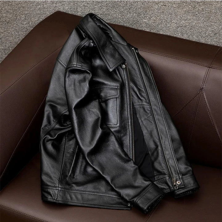 Gabriel's Trendy Leather Jacket