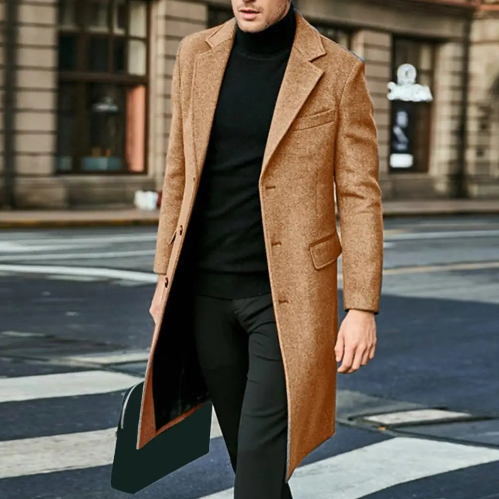 Luciano Couture Wool Overcoat