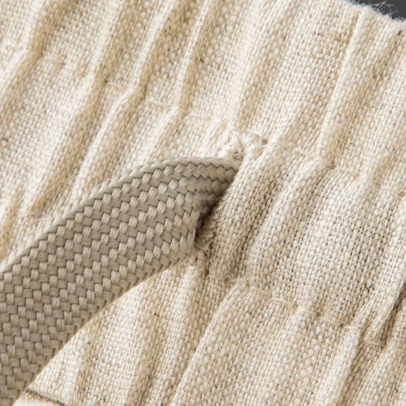 Natural Weave Linen Pants