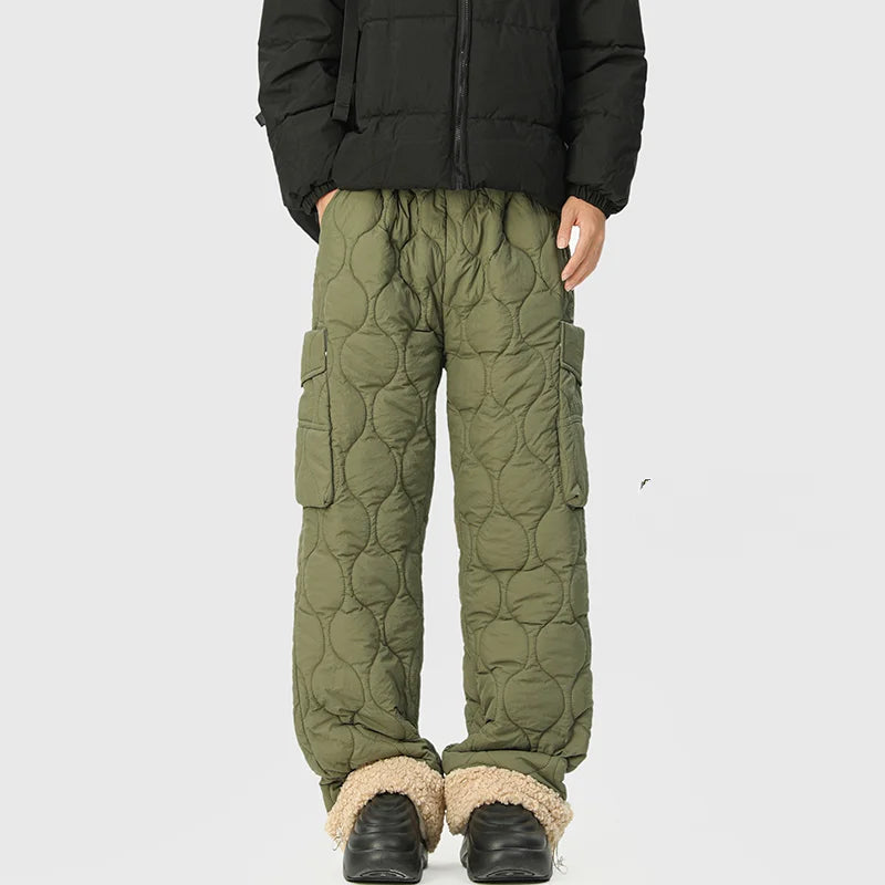 Nordic Quilted Cargo Pants