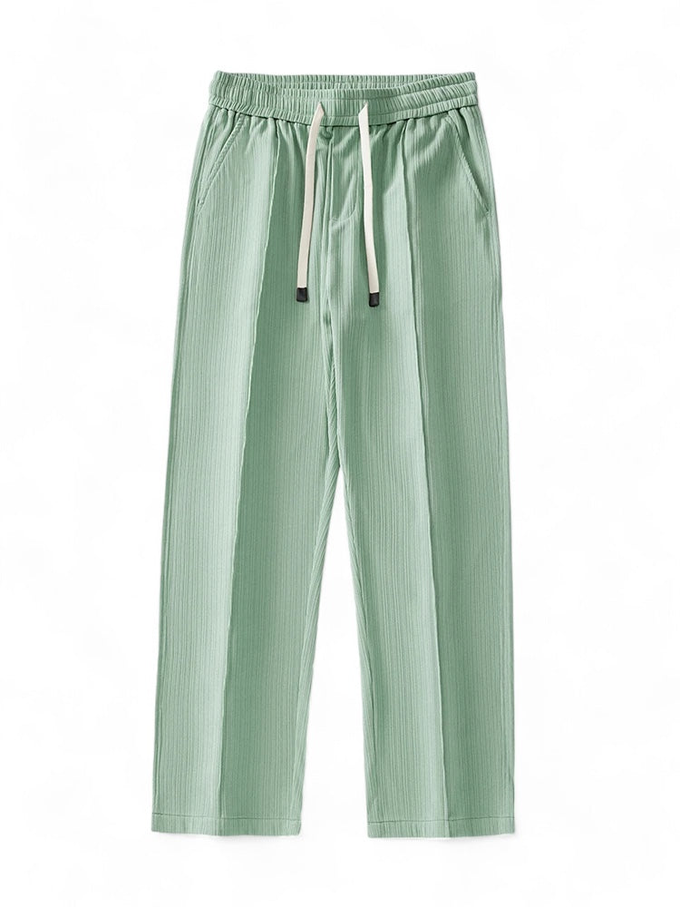 Accordion Pleat Summer Pants