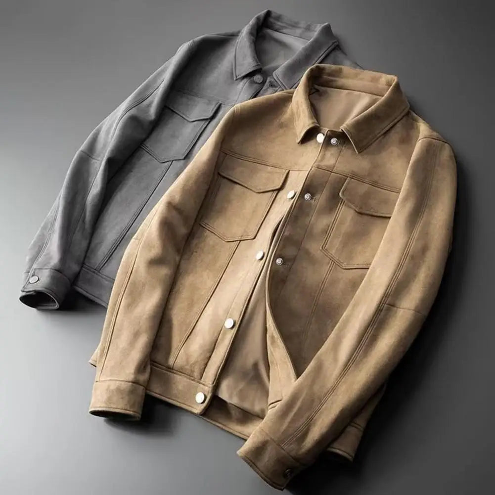 Torino Suede Trucker Jacket