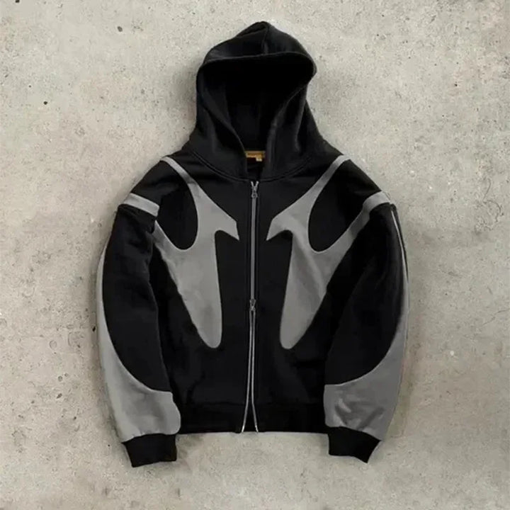 Velocity Wave Zip-Up Hoodie