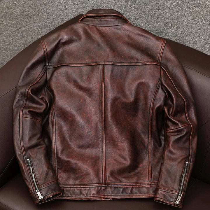 Gabriel's Trendy Leather Jacket