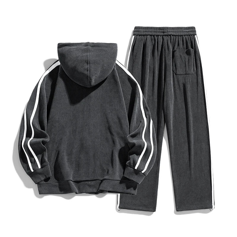 Velocity Stripe Corduroy Set