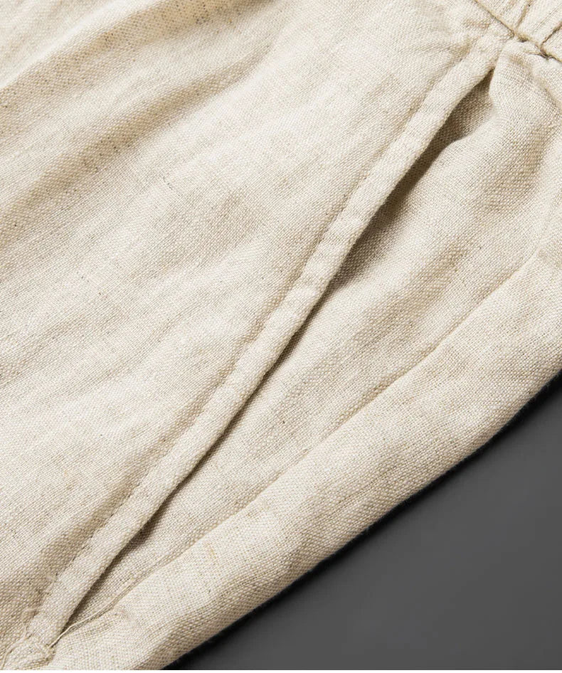 Natural Weave Linen Pants