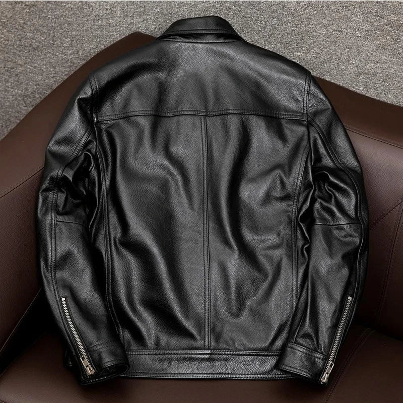 Gabriel's Trendy Leather Jacket