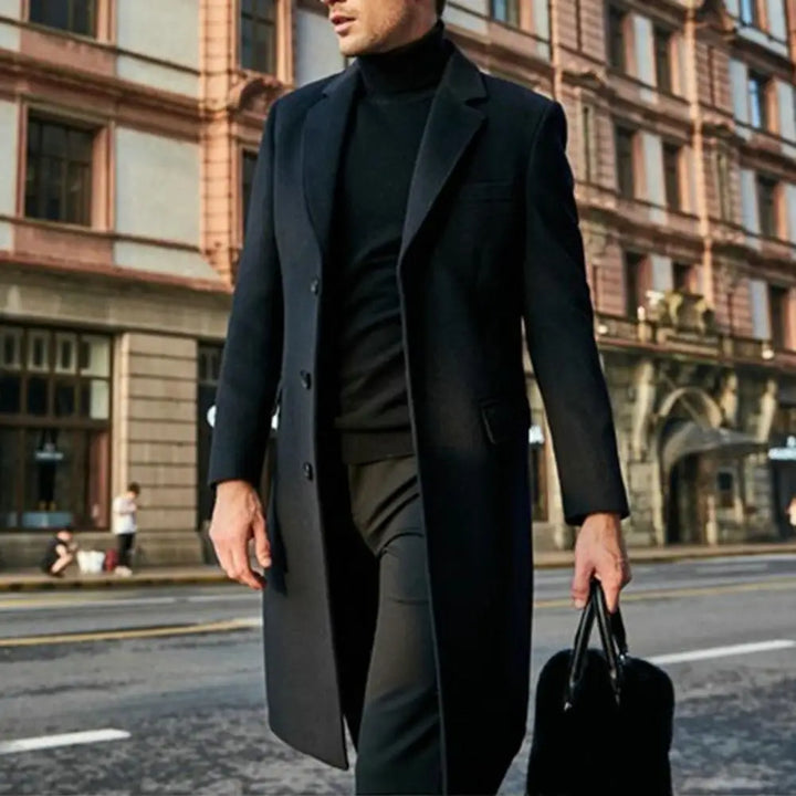 Luciano Couture Wool Overcoat