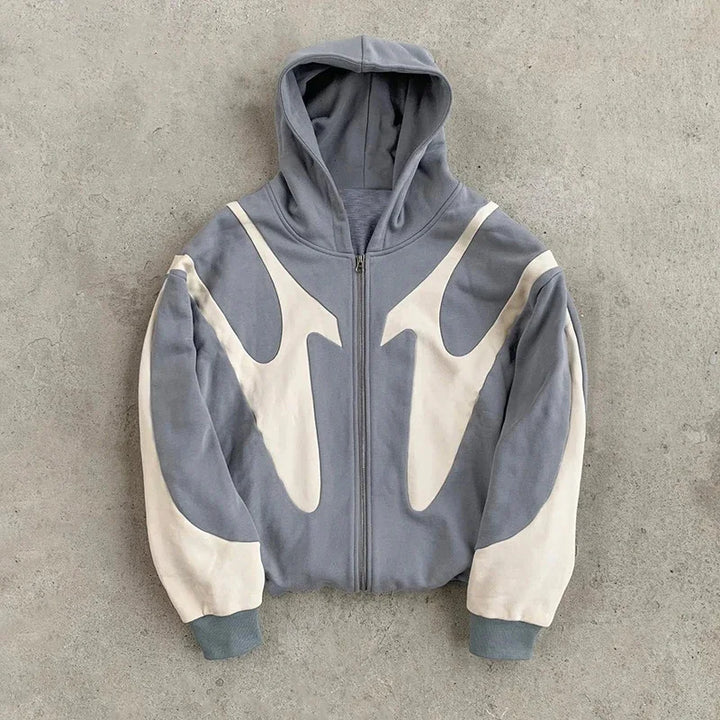 Velocity Wave Zip-Up Hoodie