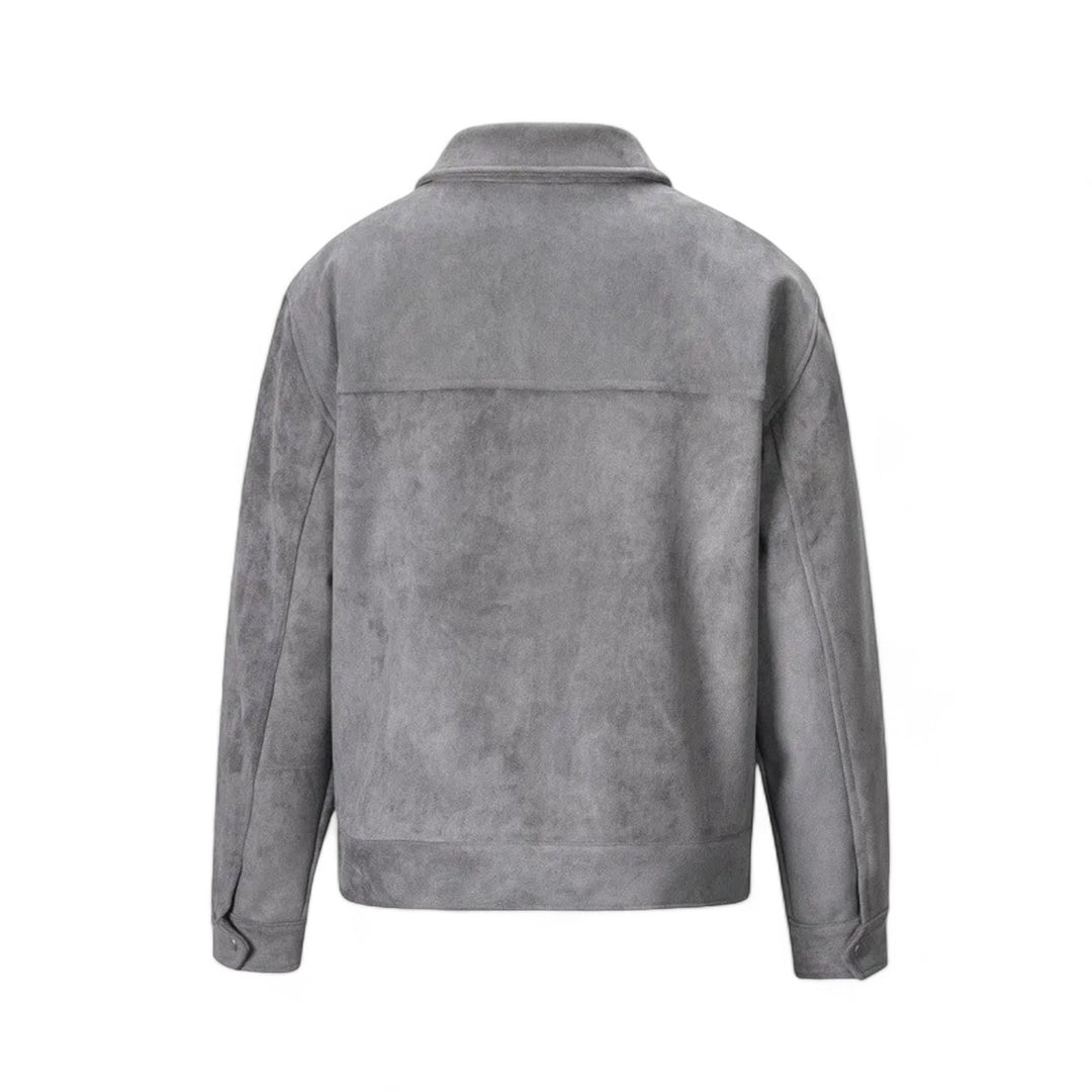 Ashen Suede Field Jacket