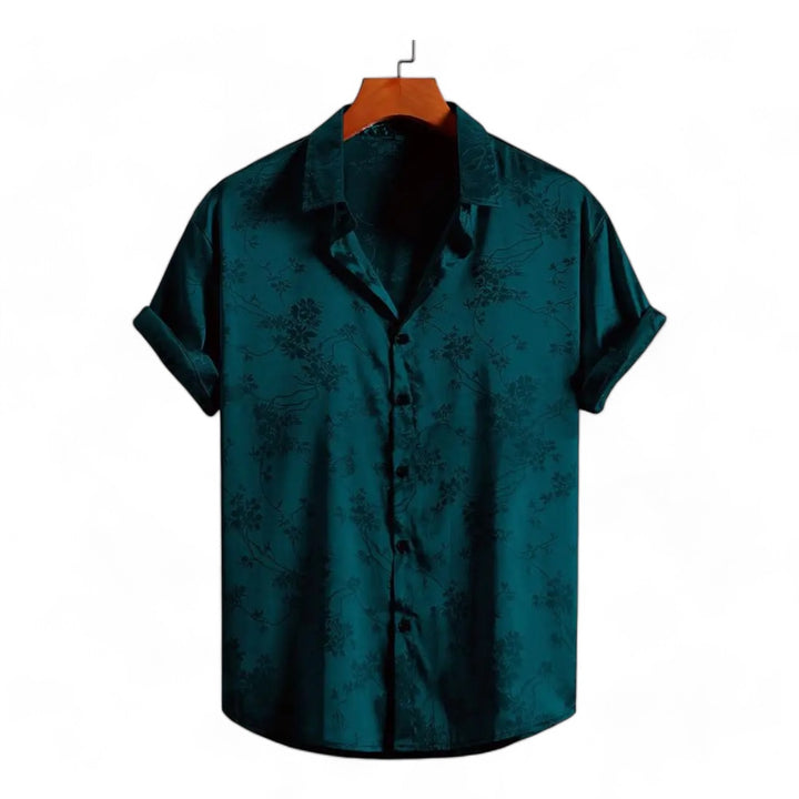 Sam Carter's Midnight Noir Silk Shirt