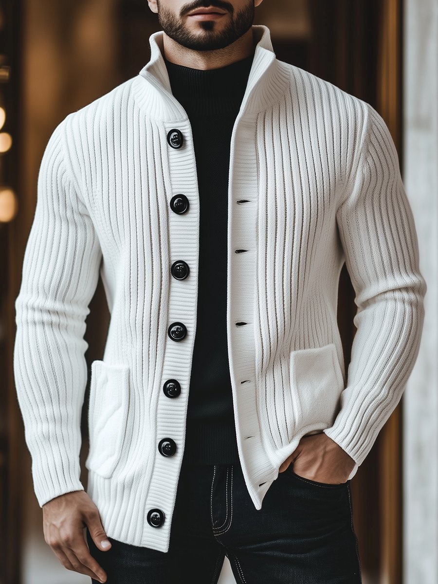 Luca Milano Ribbed Cardigan