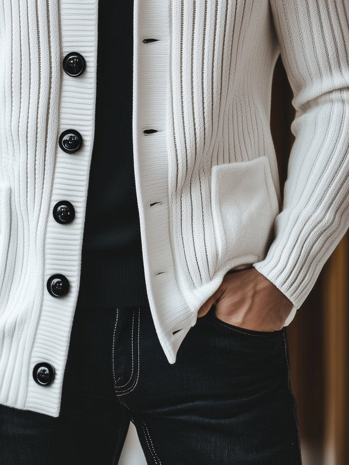 Luca Milano Ribbed Cardigan