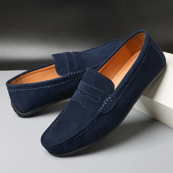 James Scott Suede Loafers