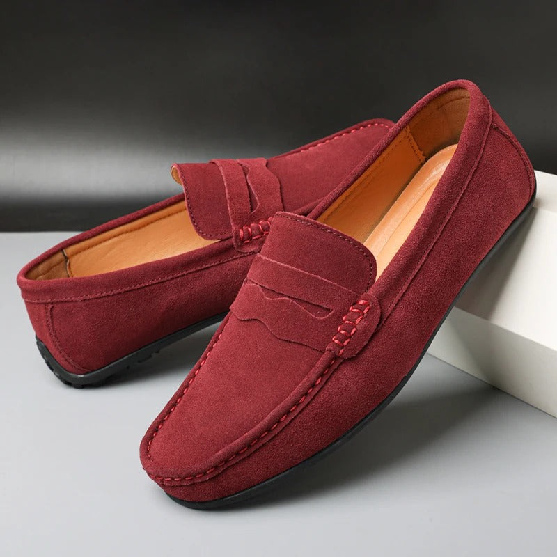 James Scott Suede Loafers