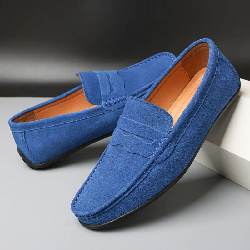 James Scott Suede Loafers