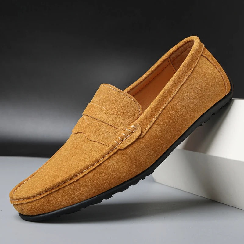 James Scott Suede Loafers