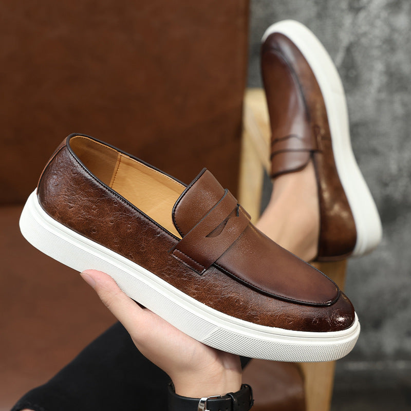 Hudson Leather Penny Loafers