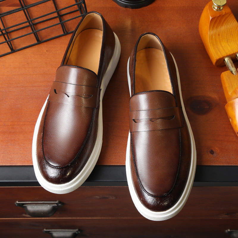 Hudson Leather Penny Loafers